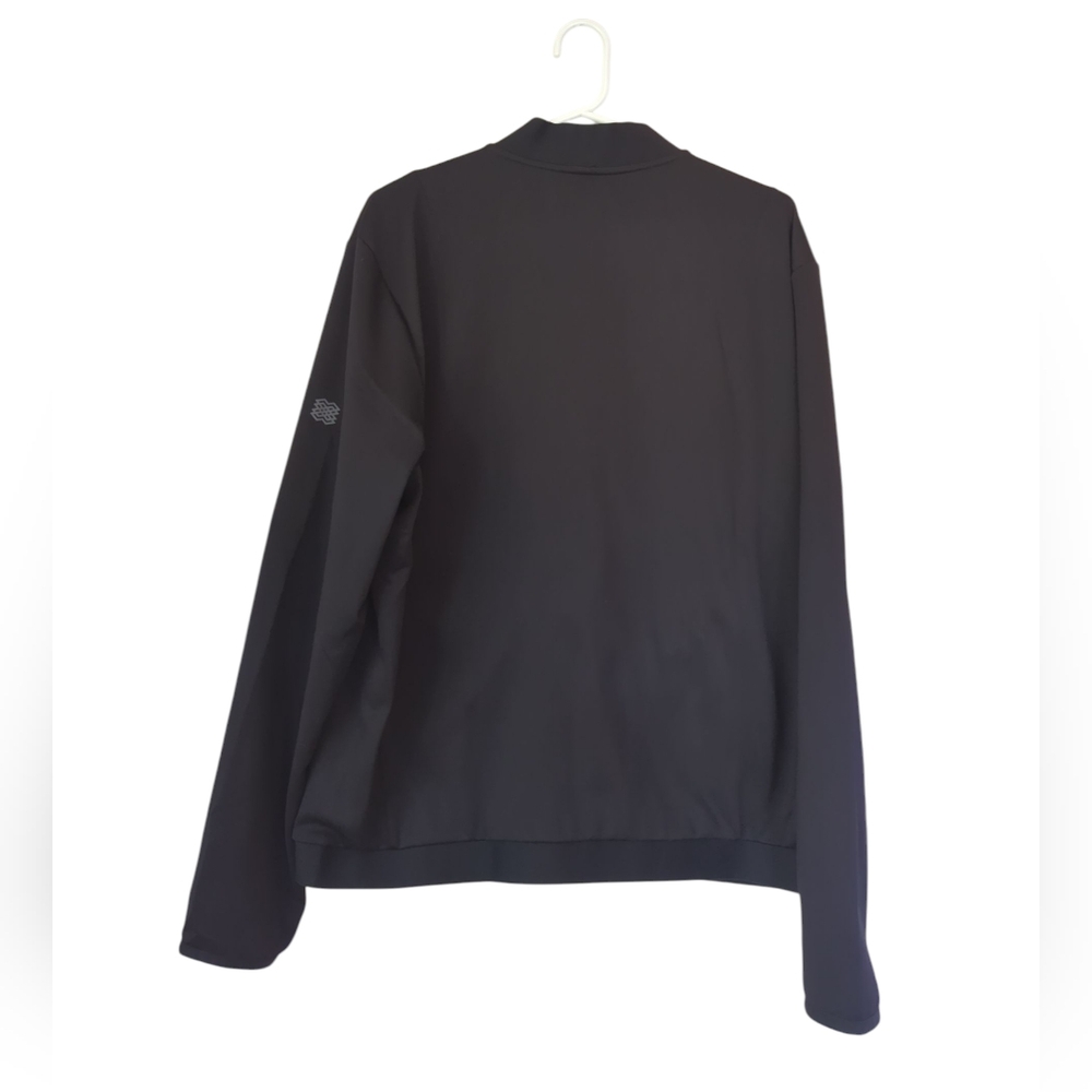 FLX  Stand Up Collar Full-Zip Performance Jacket XL Black Soft Inside Zip Pocket - Picture 10 of 16